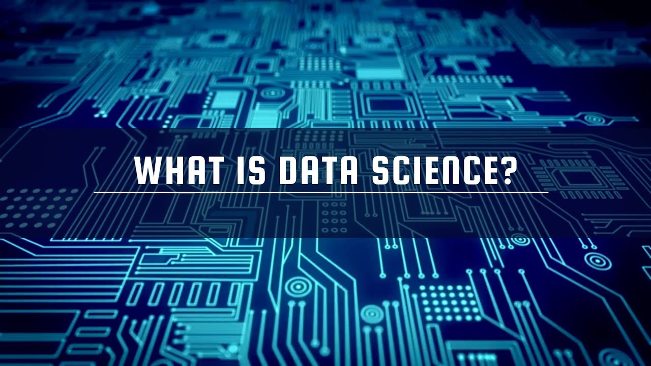 'Video thumbnail for What is data science?'