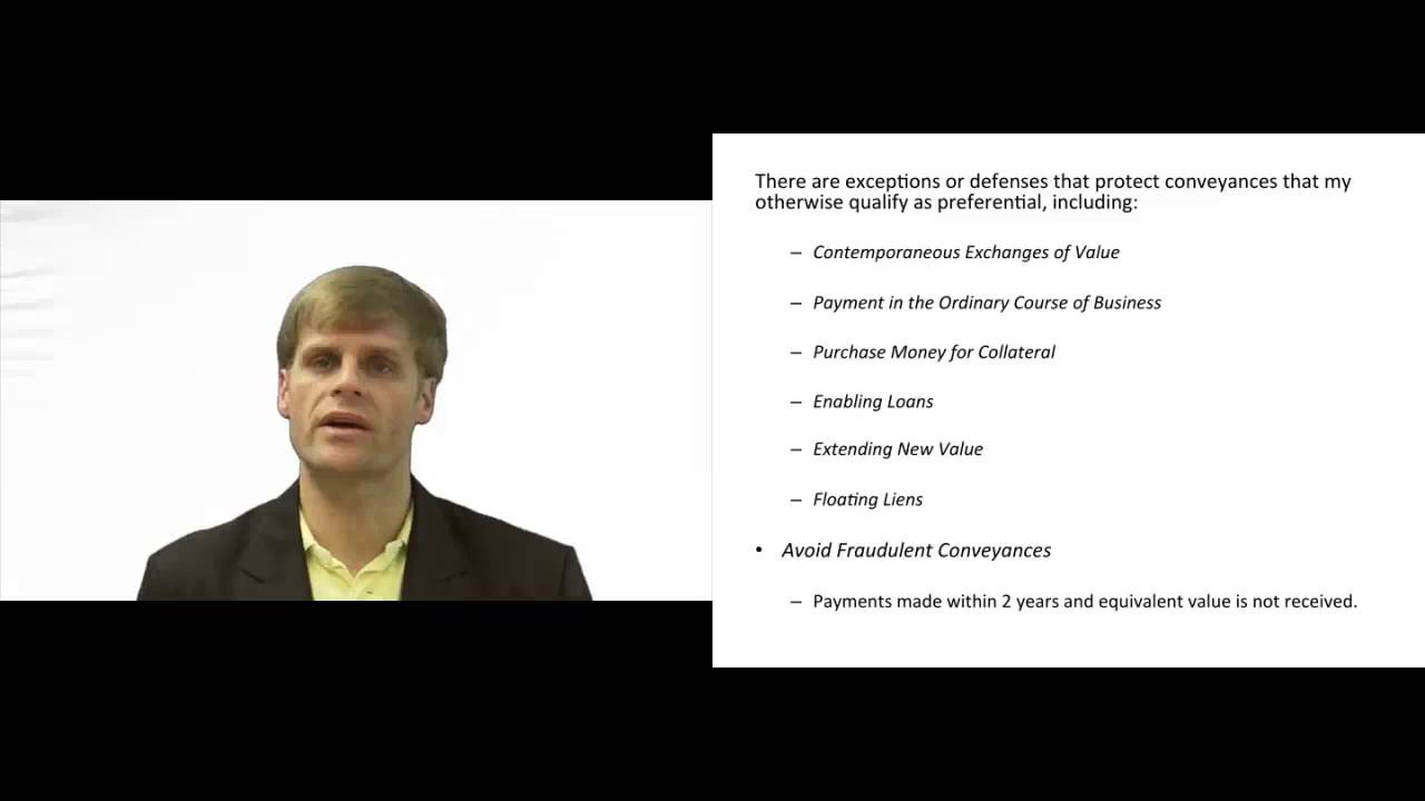 'Video thumbnail for Avoiding Powers of Debtor in Possession'