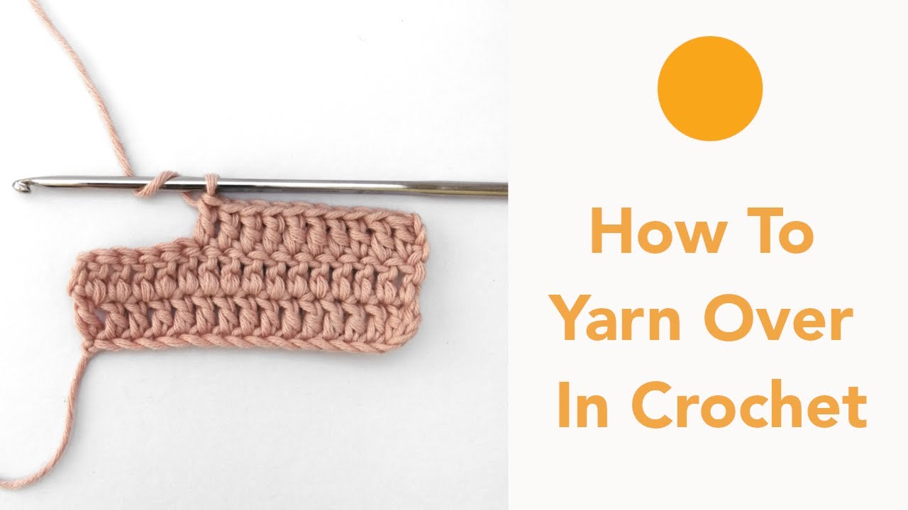 Video thumbnail for How to Yarn Over In Crochet | Crochet for Beginners - Tutorial Six