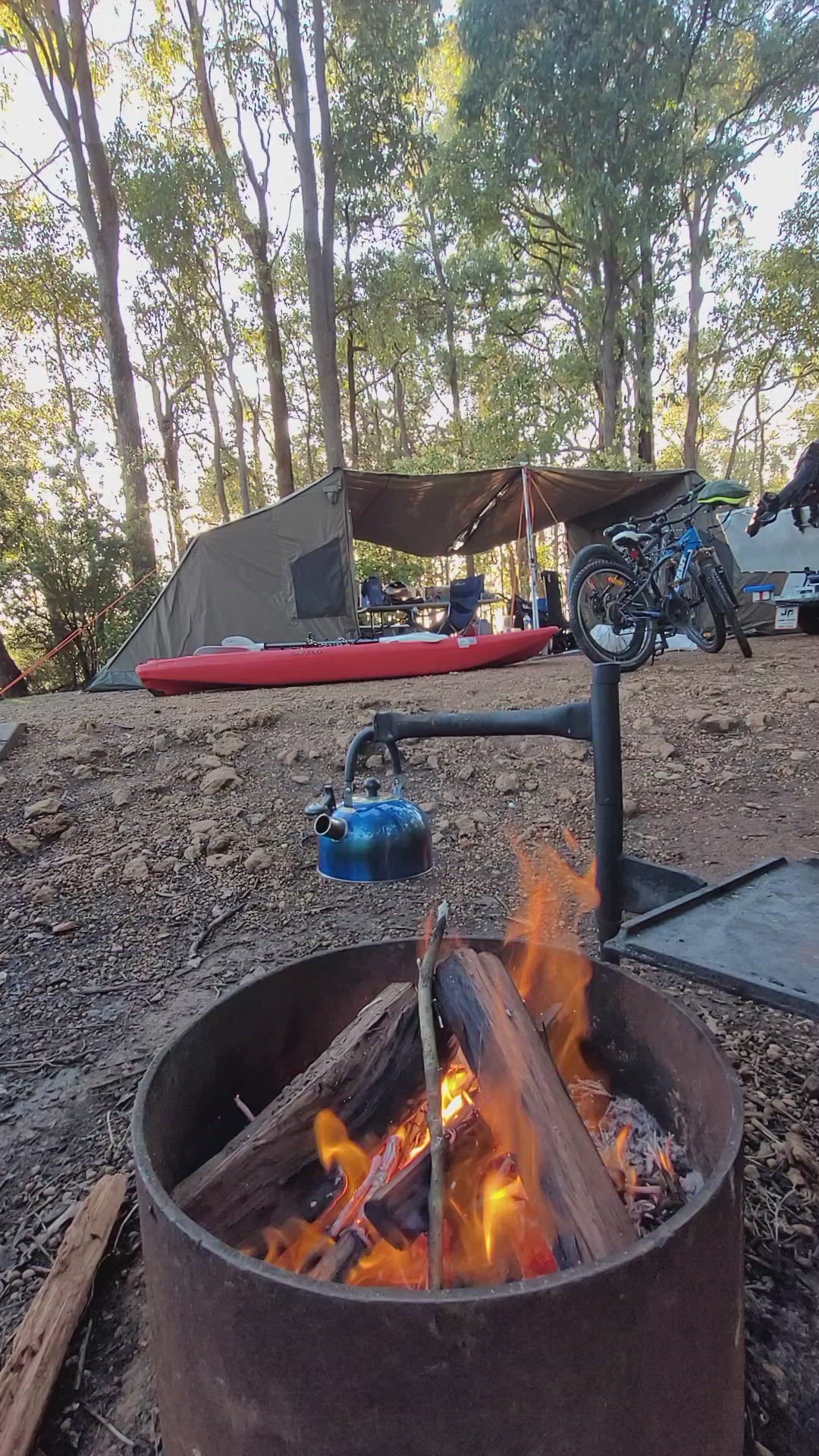 Video thumbnail for Potter Gorge camp fire