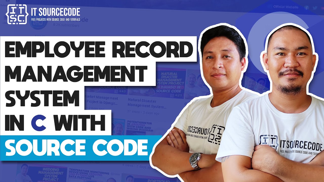 'Video thumbnail for Employee Record Management System in C with Source Code | C Projects with Source Code'