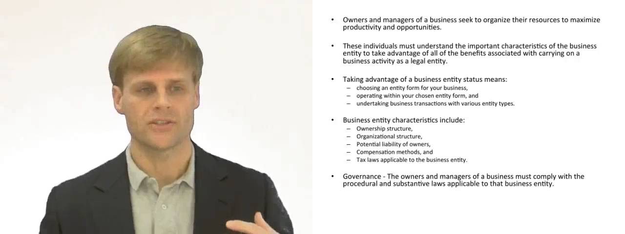 'Video thumbnail for Why is Understanding Business Entities Important?'