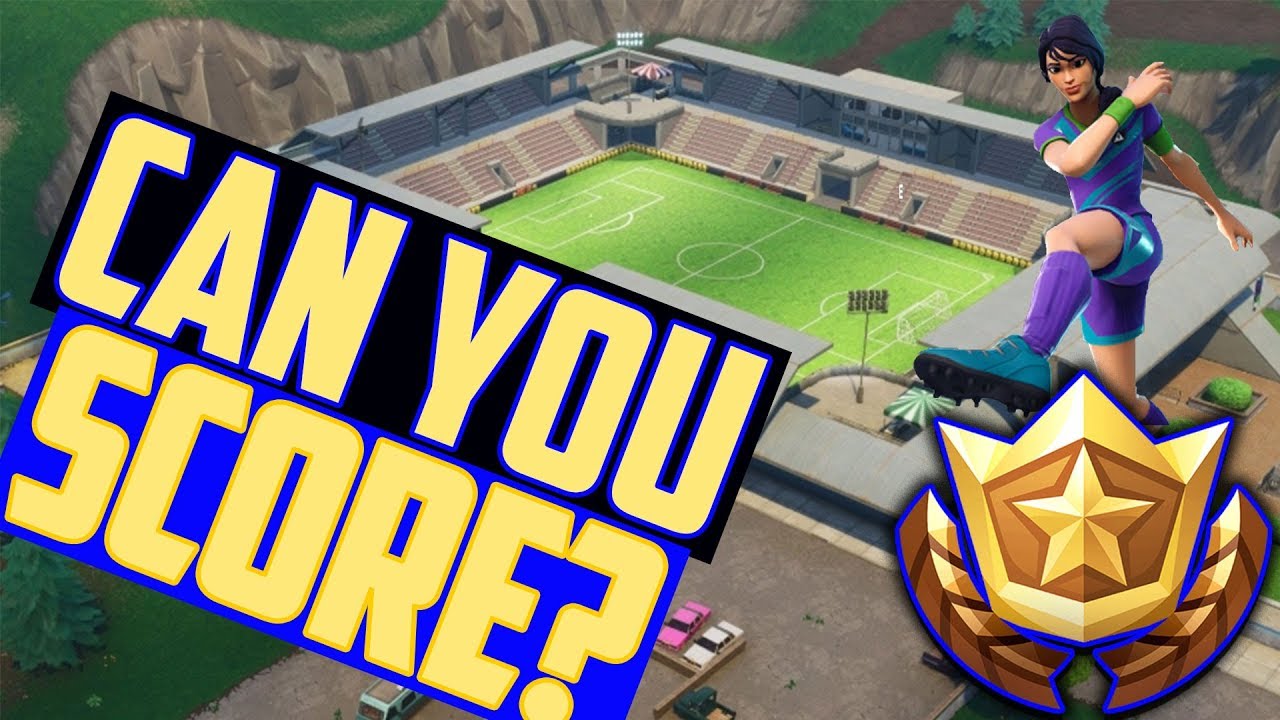 Video thumbnail for Fortnite Score A Goal On Different Pitches - Week 7 Challenges & Locations!