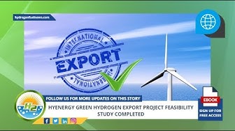 'Video thumbnail for German Version - HyEnergy green hydrogen export project feasibility study completed'