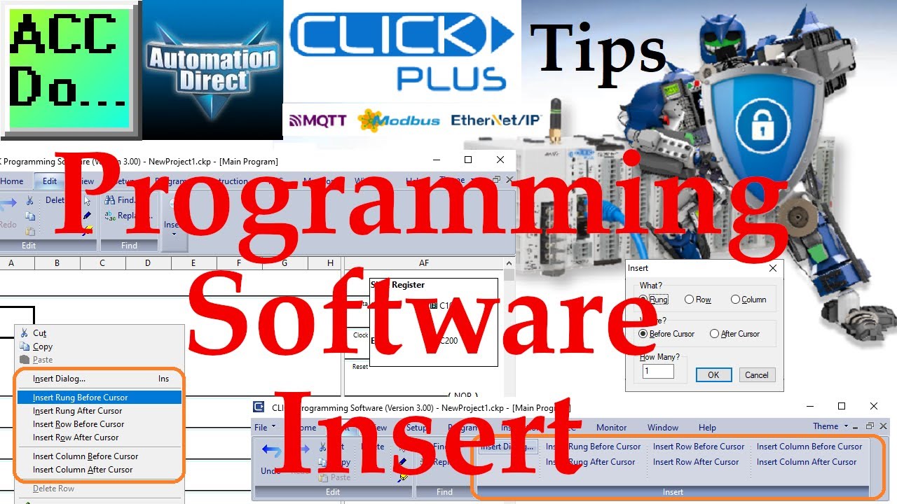 'Video thumbnail for Click Programming Software Insert'