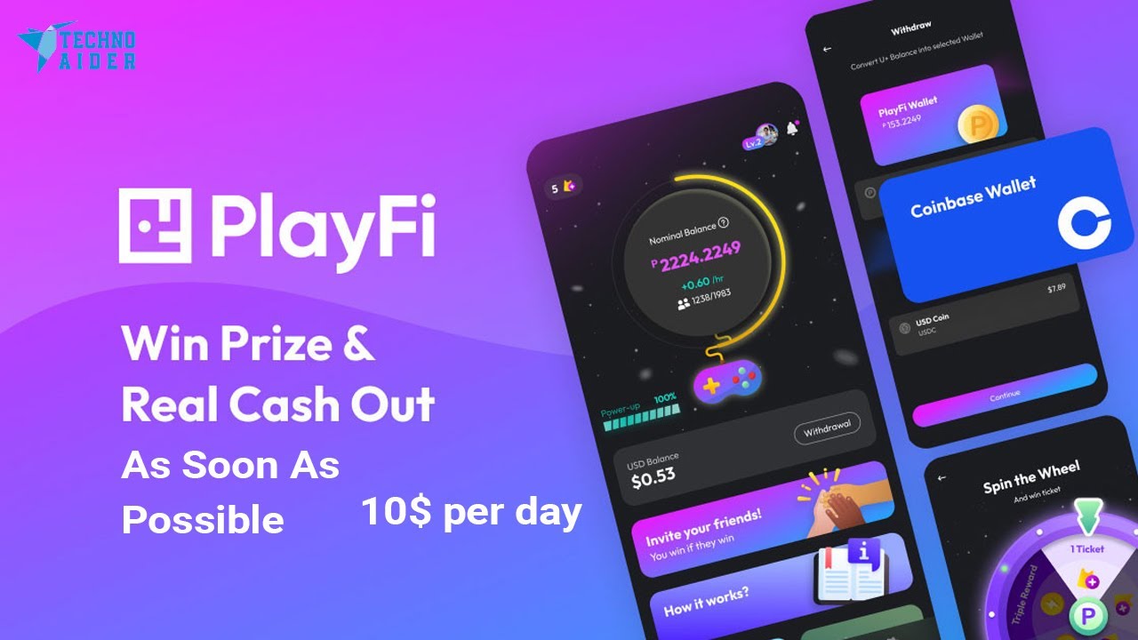 Video thumbnail for PlayFi Best Crypto Currency Earning App For Android In 2023