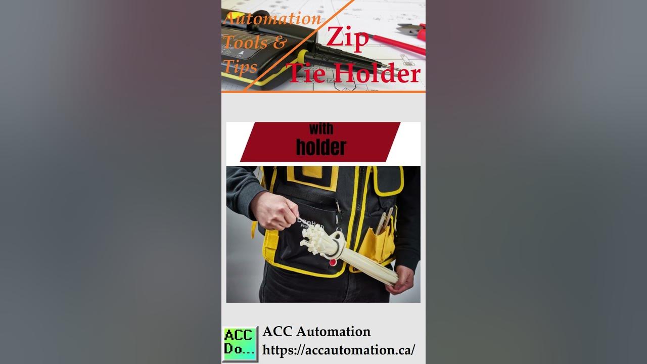 'Video thumbnail for Automation Tools - Zip Tie Holder'