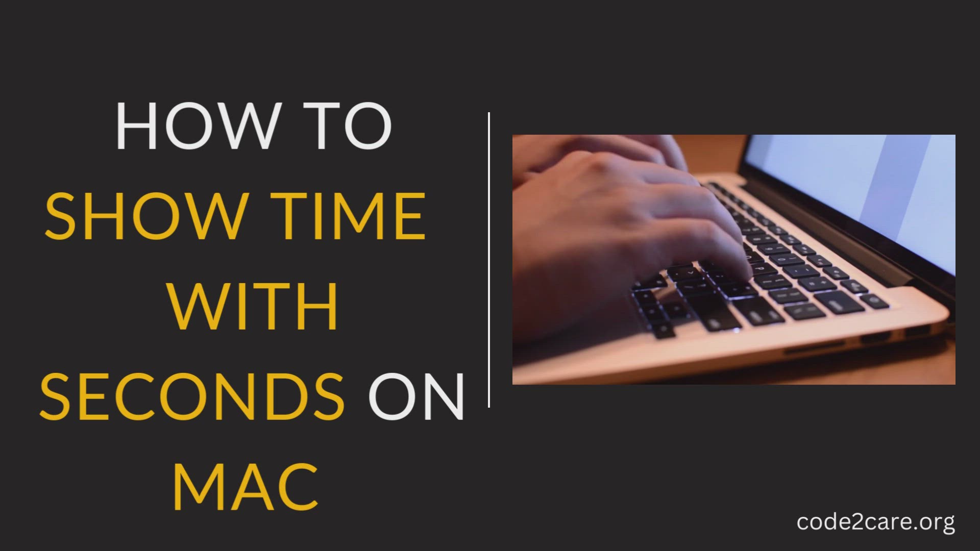 'Video thumbnail for How to show Time as Am pm or 2400 on Mac Menu Bar (macOS Ventura)'