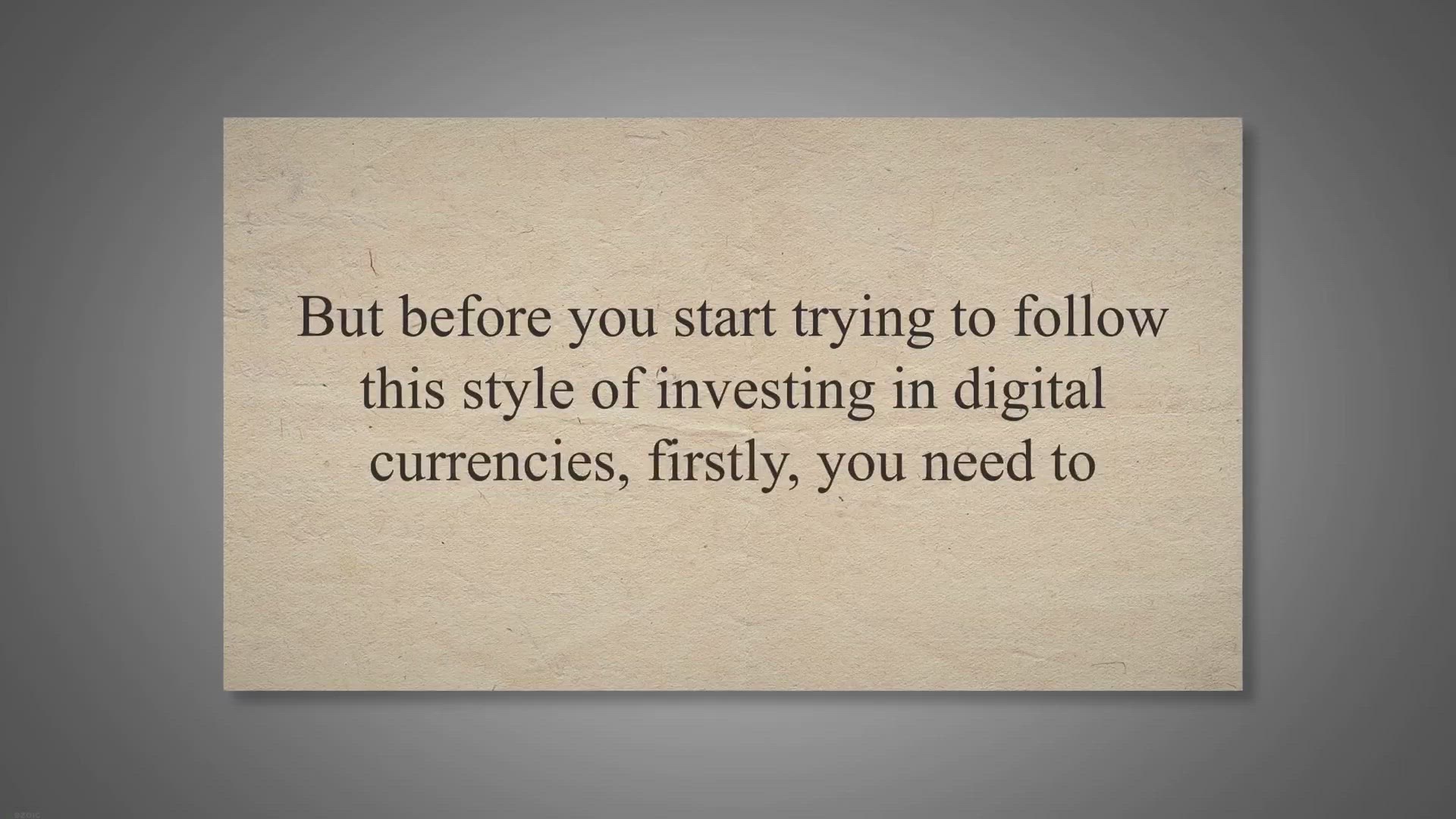 Video thumbnail for Cryptocurrency Investment: How to Start Investing Safely