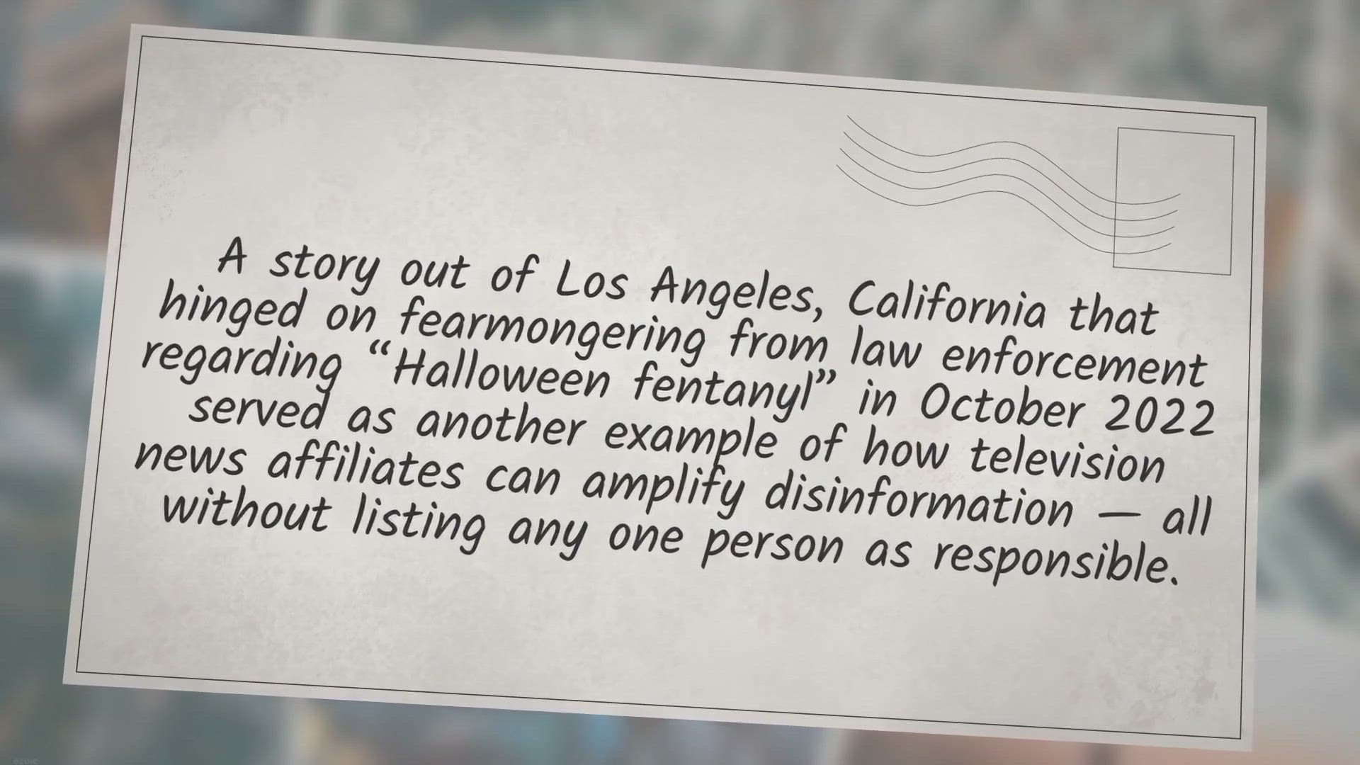 'Video thumbnail for How Local ABC Affiliates Spread the Same Debunked ‘Warning’ About Fentanyl'