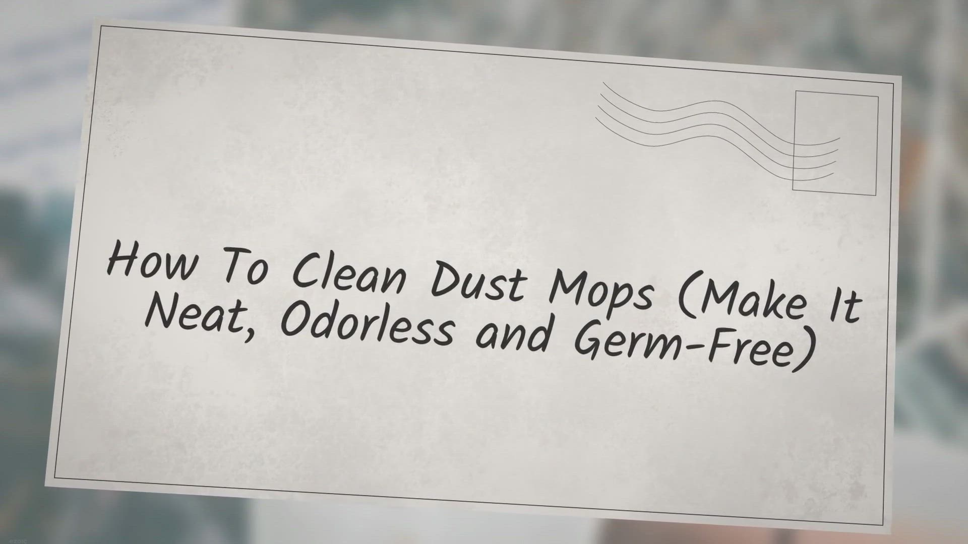 Video thumbnail for How To Clean Dust Mops (Make it neat, odorless & germ-free)