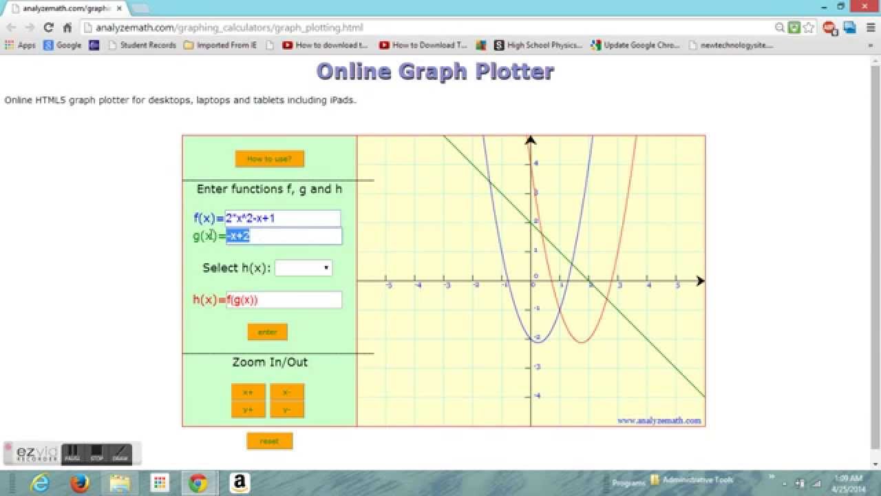 'Video thumbnail for online graph plotter and operations on functions'
