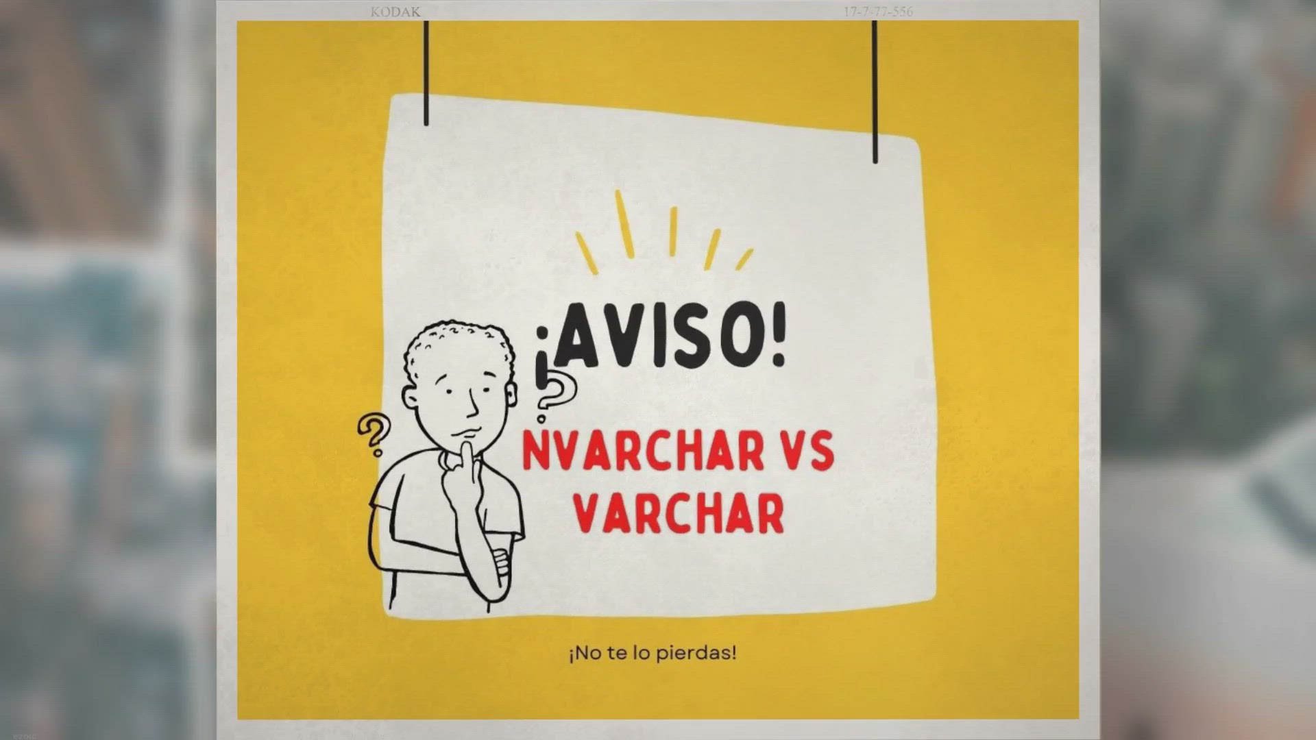 'Video thumbnail for Diferencia entre varchar y nvarchar en SQL: ¿Cuál es la mejor opción para ti?'