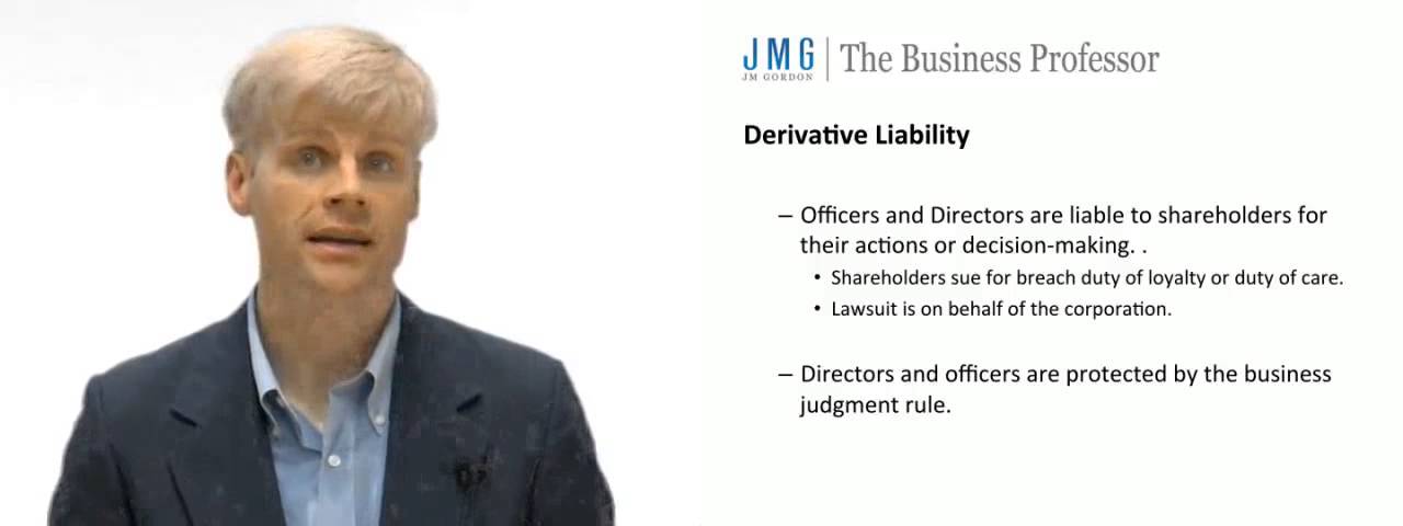 'Video thumbnail for Shareholder Derivative Action'