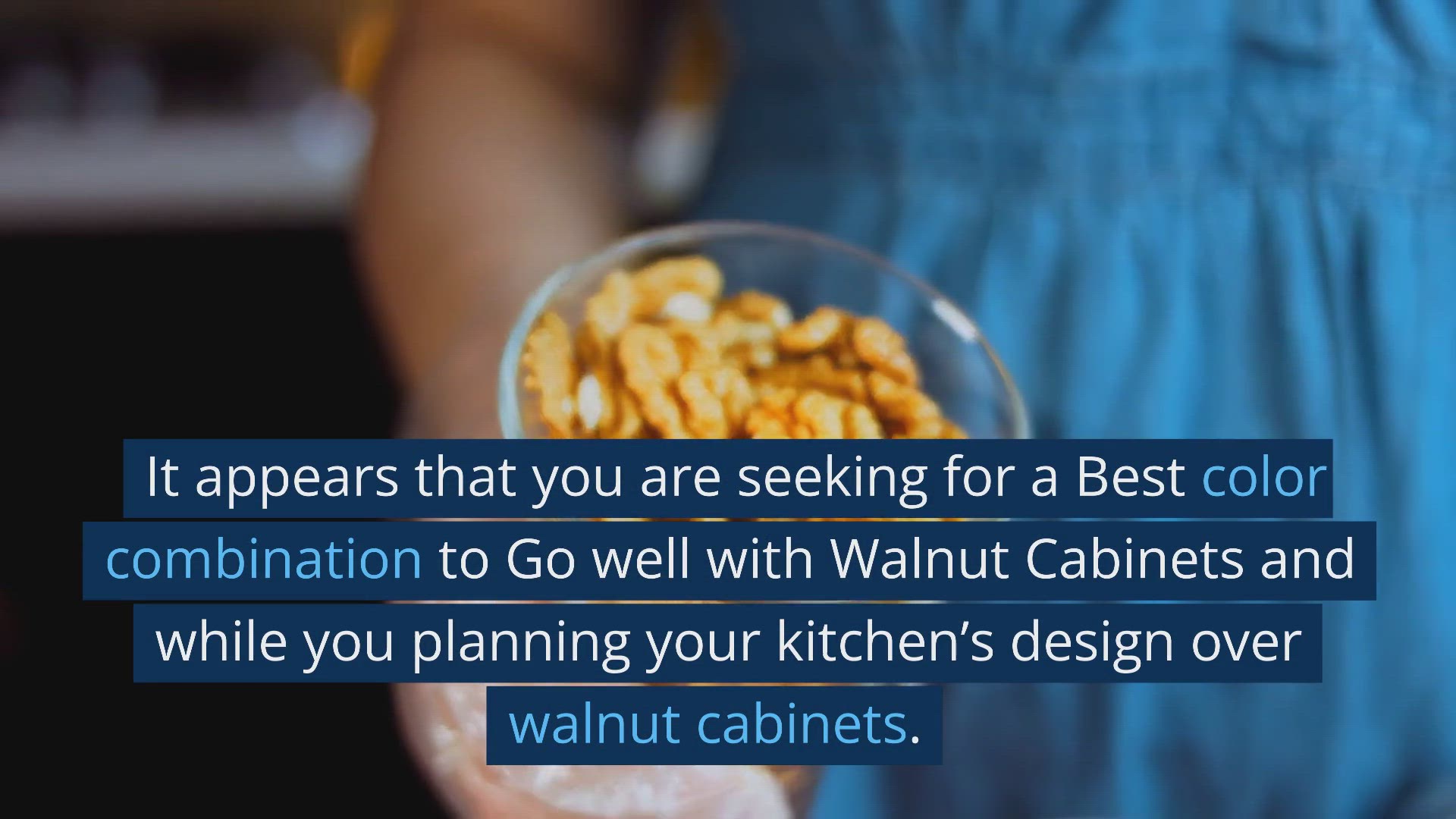Video thumbnail for Walnut Kitchen Cabinet :Color Pairing Guide +17 Options | HOME CABINET EXPERT