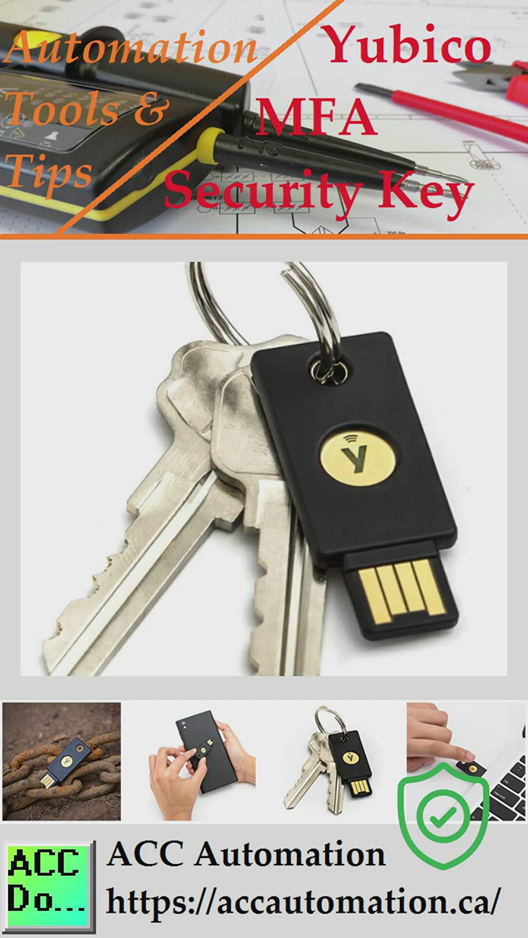 'Video thumbnail for Automation Tools - Yubico MFA Security Key'