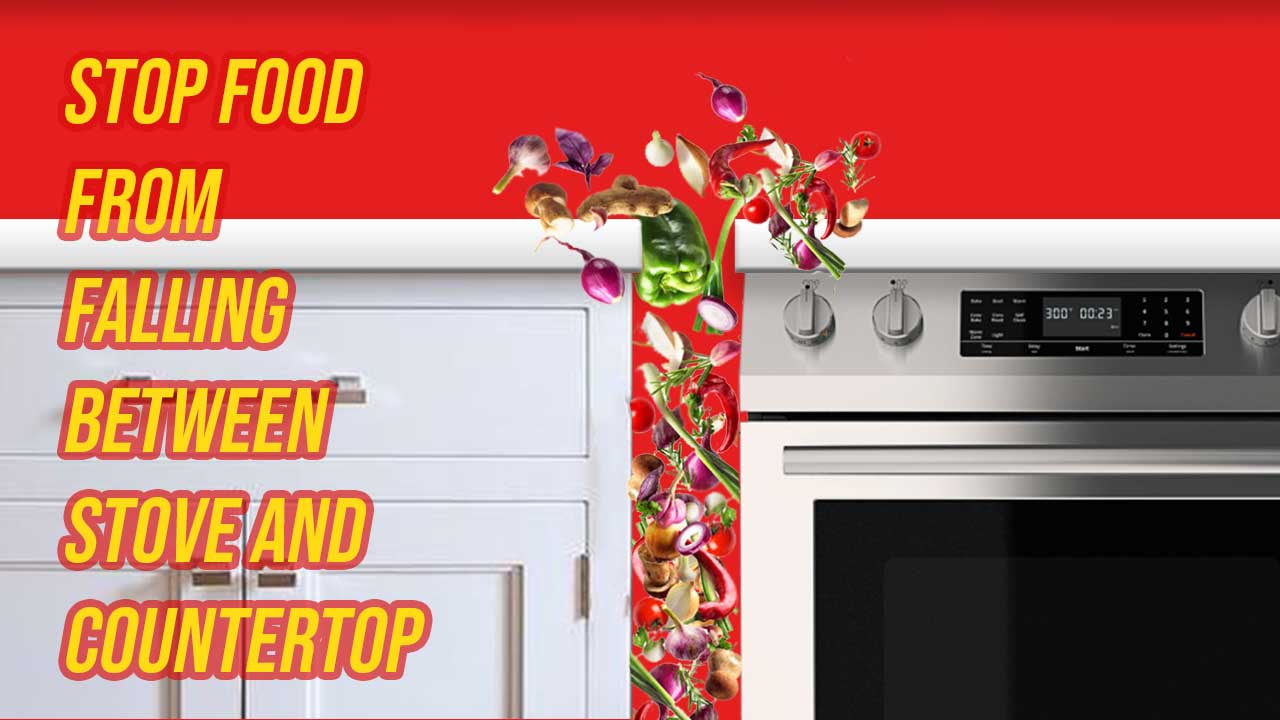 Video thumbnail for How to Stop Food and Grease From Falling Down Your Countertop & Stove Gaps