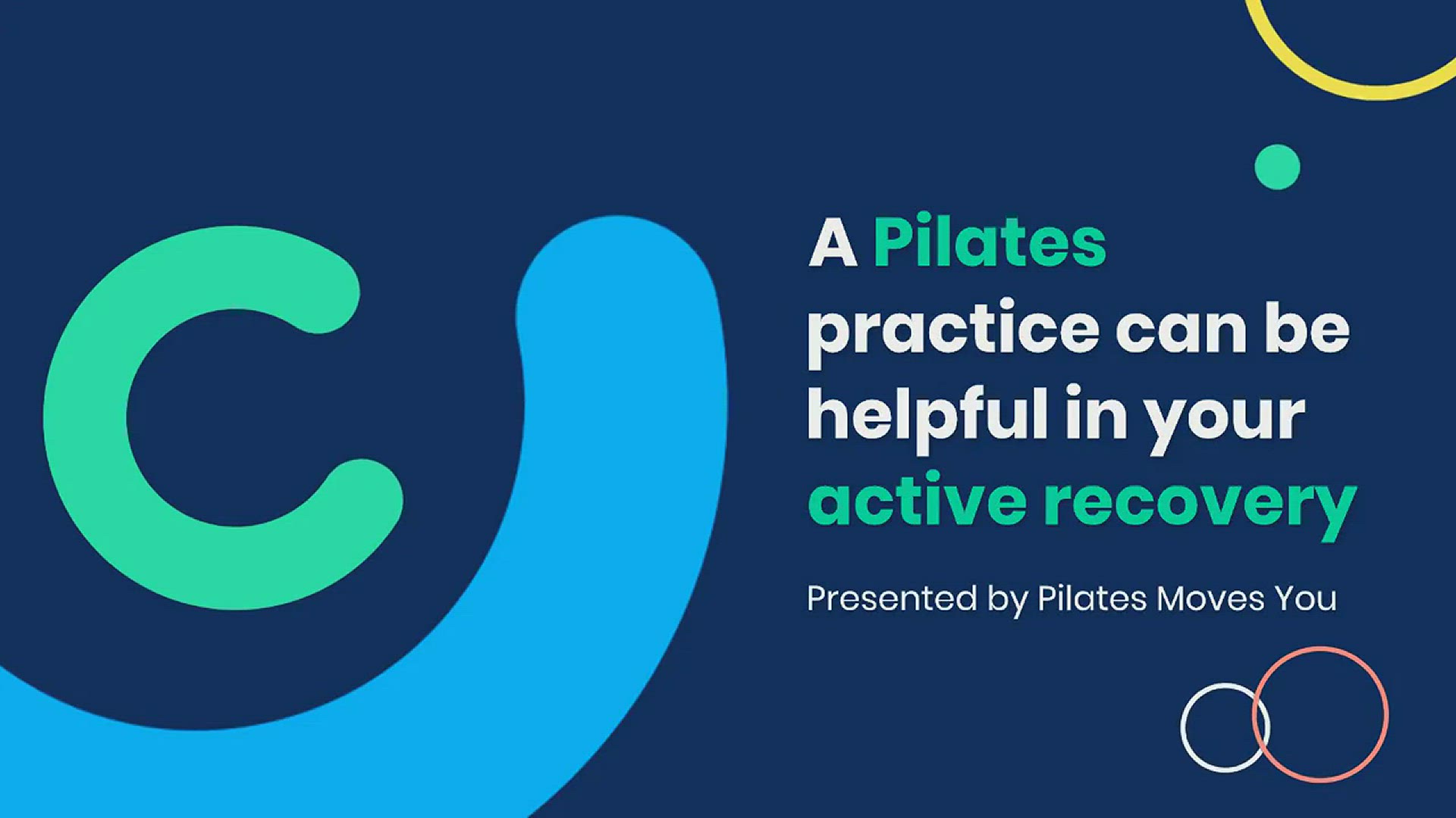 'Video thumbnail for A Pilates practice can be helpful in your active recovery'