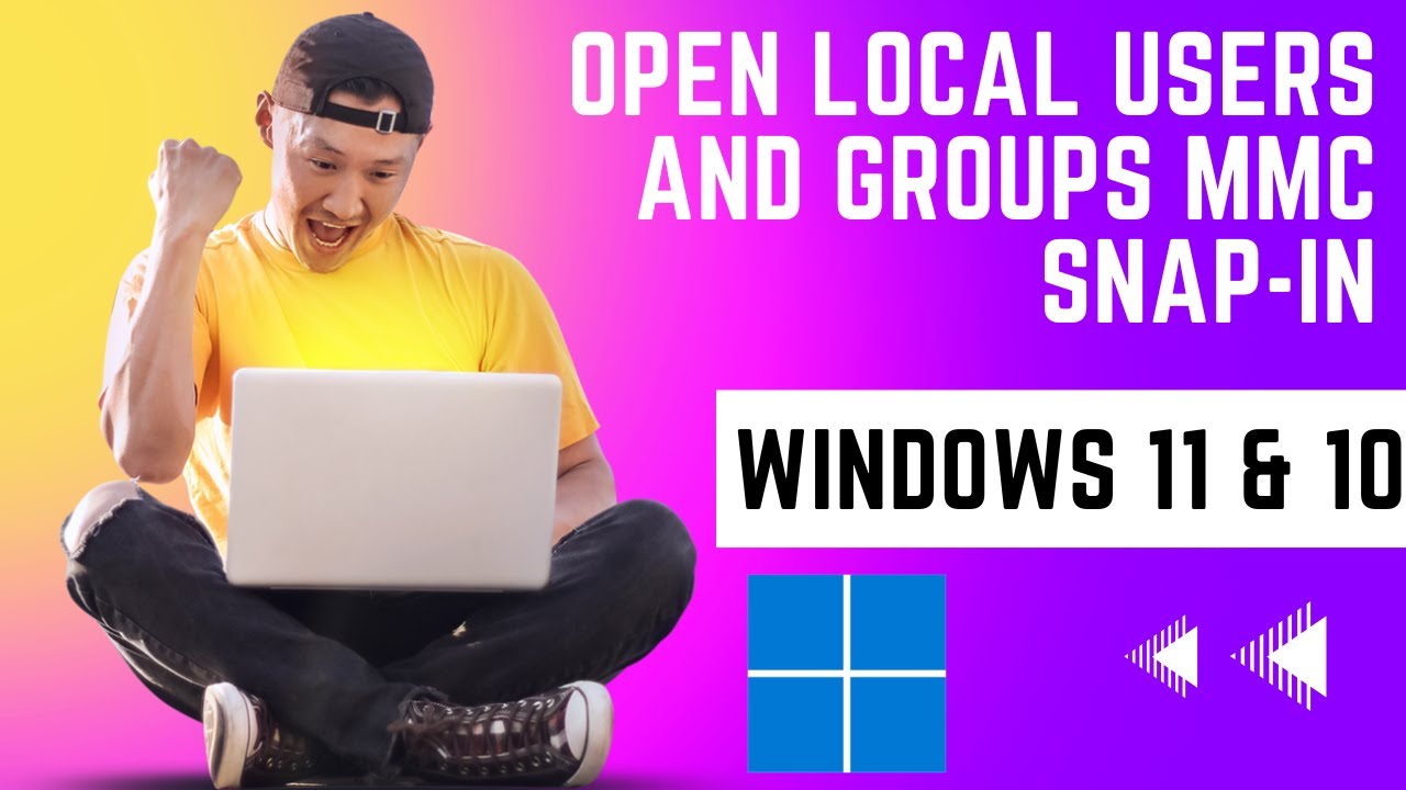 'Video thumbnail for 3 Ways to Open Local Users and Groups MMC Snap-in in Windows 11 or 10'