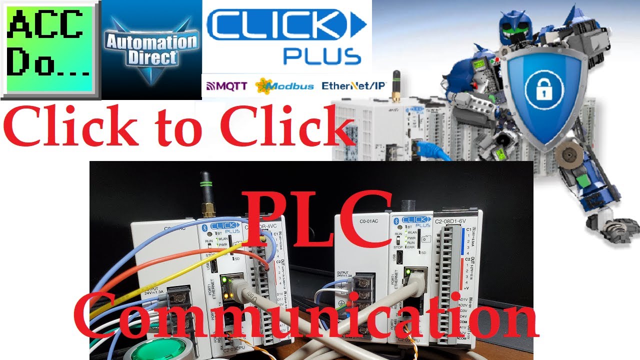 'Video thumbnail for Click to Click PLC Communication'