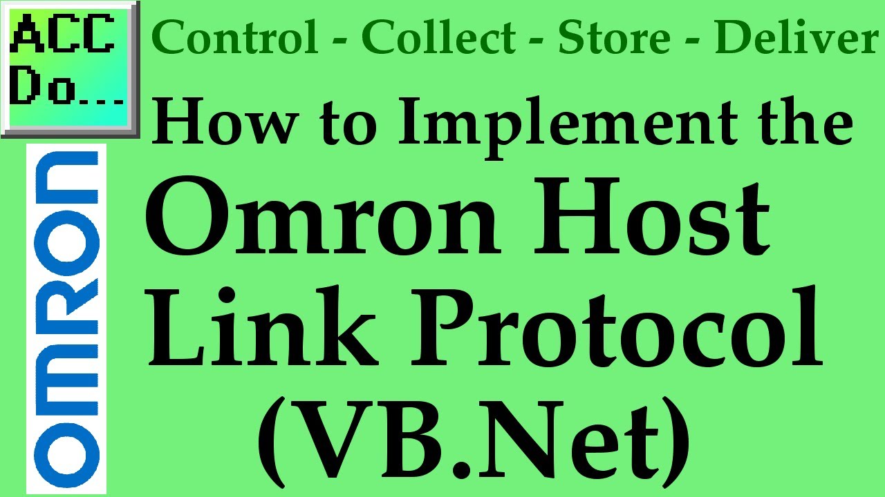 'Video thumbnail for Implementing the Omron Host Link Protocol VB.Net'