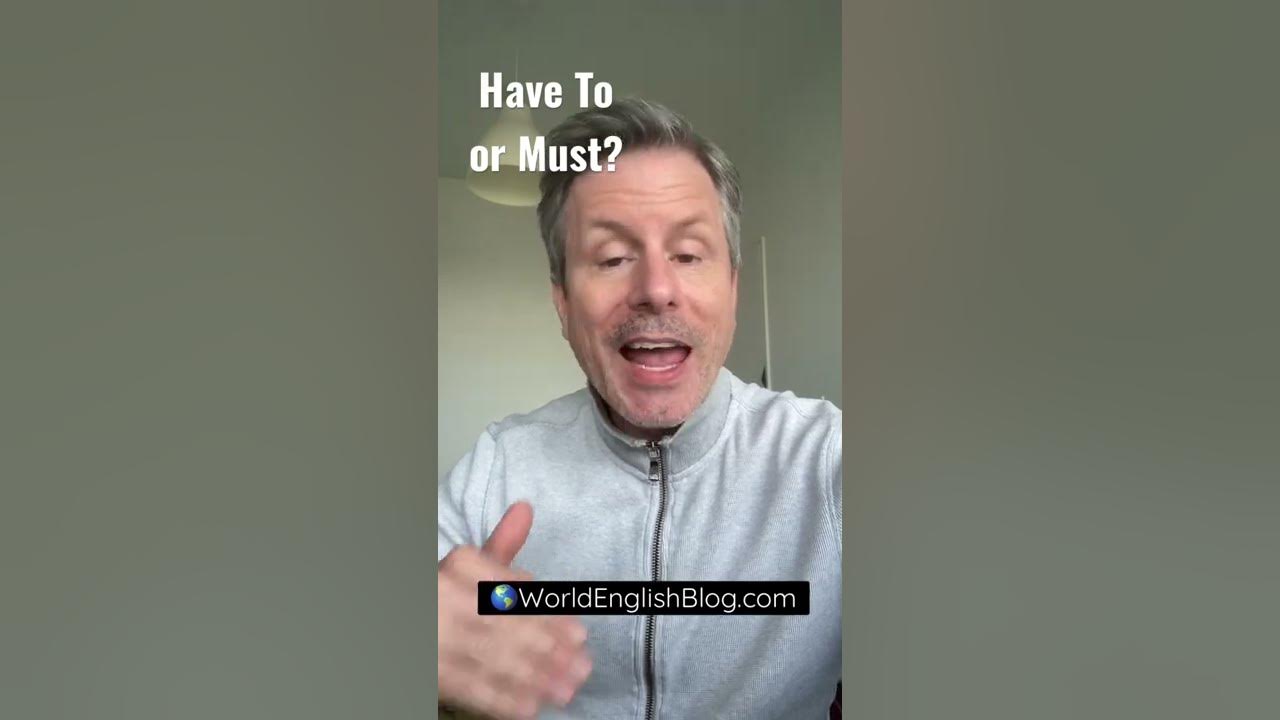 'Video thumbnail for Have To or Must? (Quick Grammar Guide)'