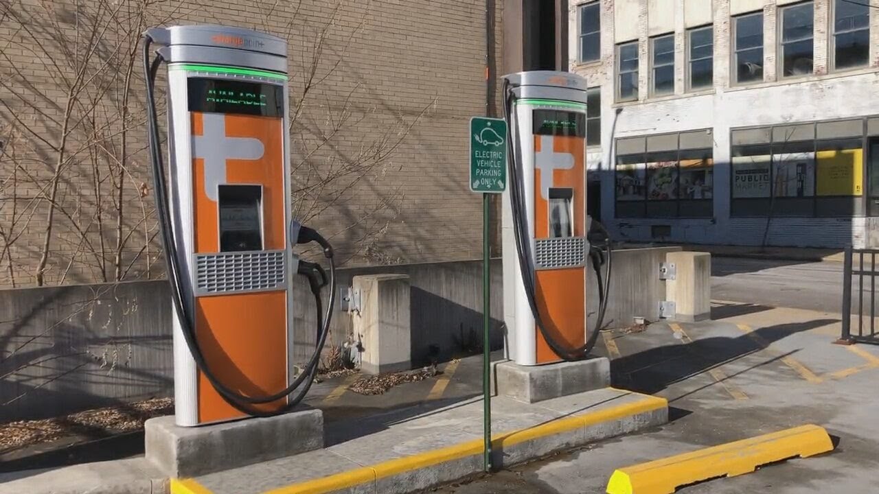 Video thumbnail for New EV Charging Stations