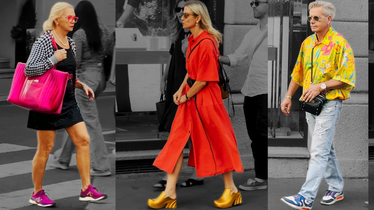 Video thumbnail for Milan Spring Summer Street Style 2023