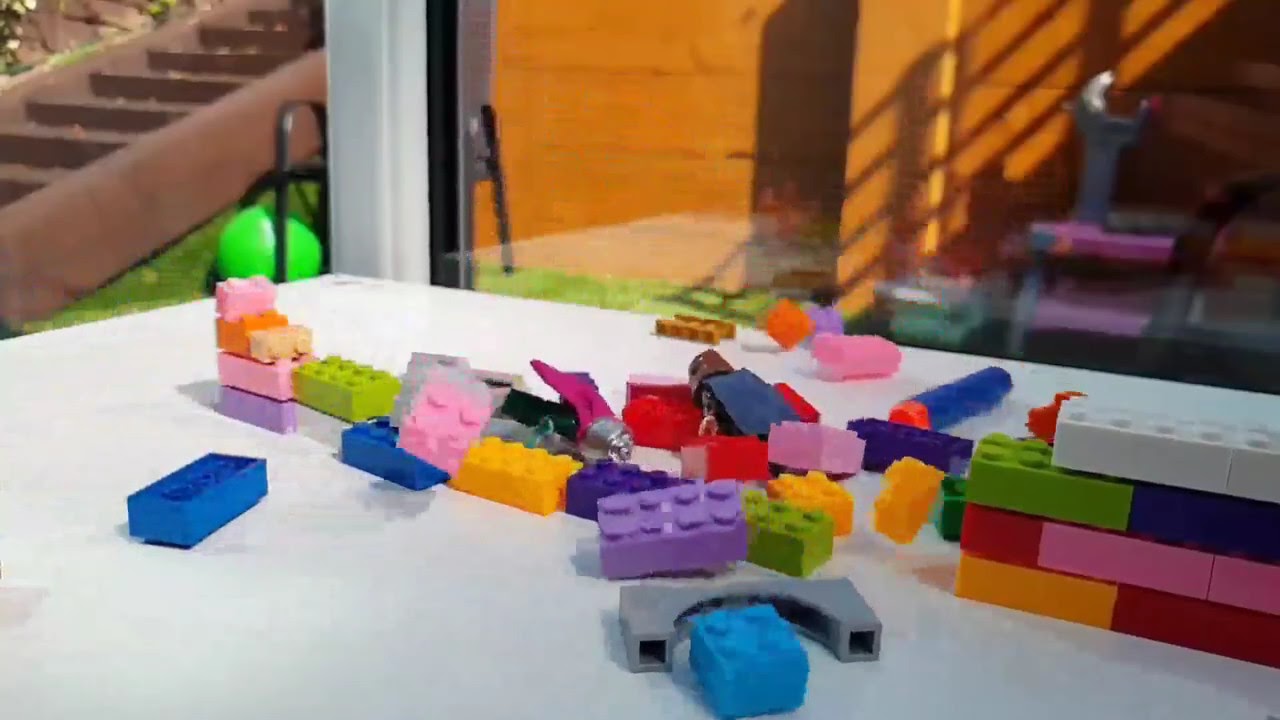 Video thumbnail for Exploding LEGO Targets with NERF