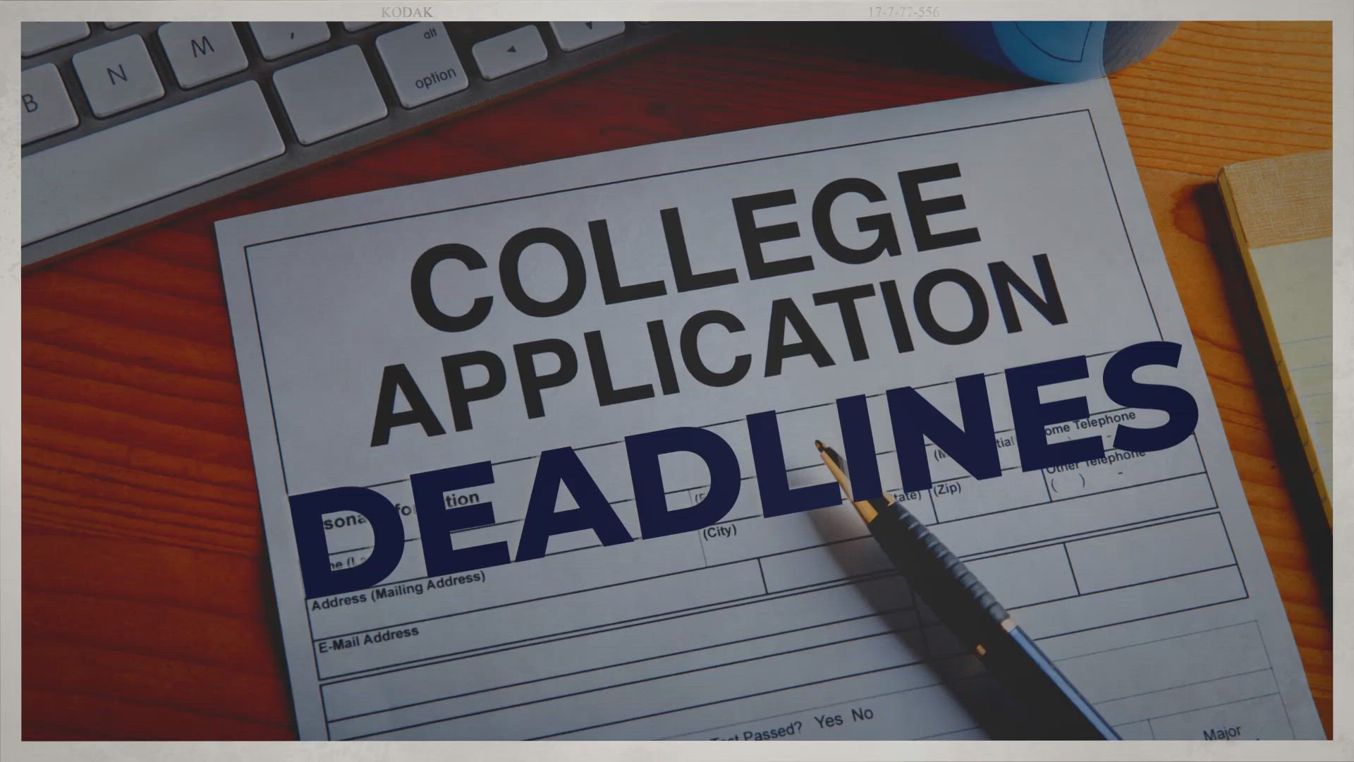 Video thumbnail for College Application Deadlines for 2022