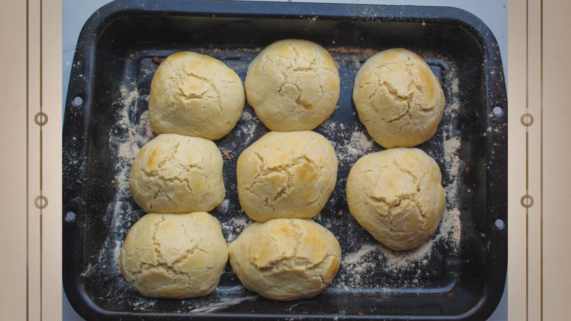 Video thumbnail for how to make soft inkomazi scones (South Africa)