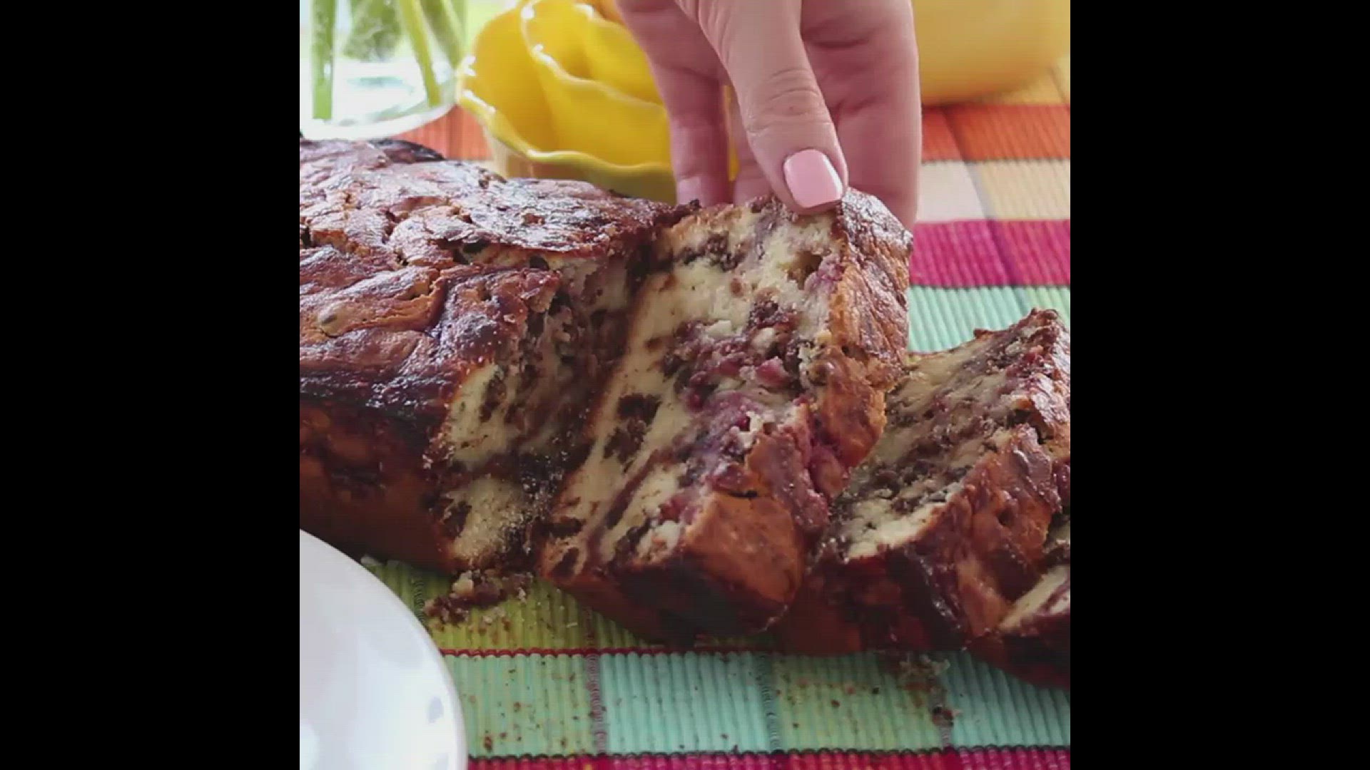 Video thumbnail for Raspberry Swirl Poundcake