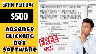 Video thumbnail for Adsense loading software | Adsense clicking bot software how it work 100% safe trick.