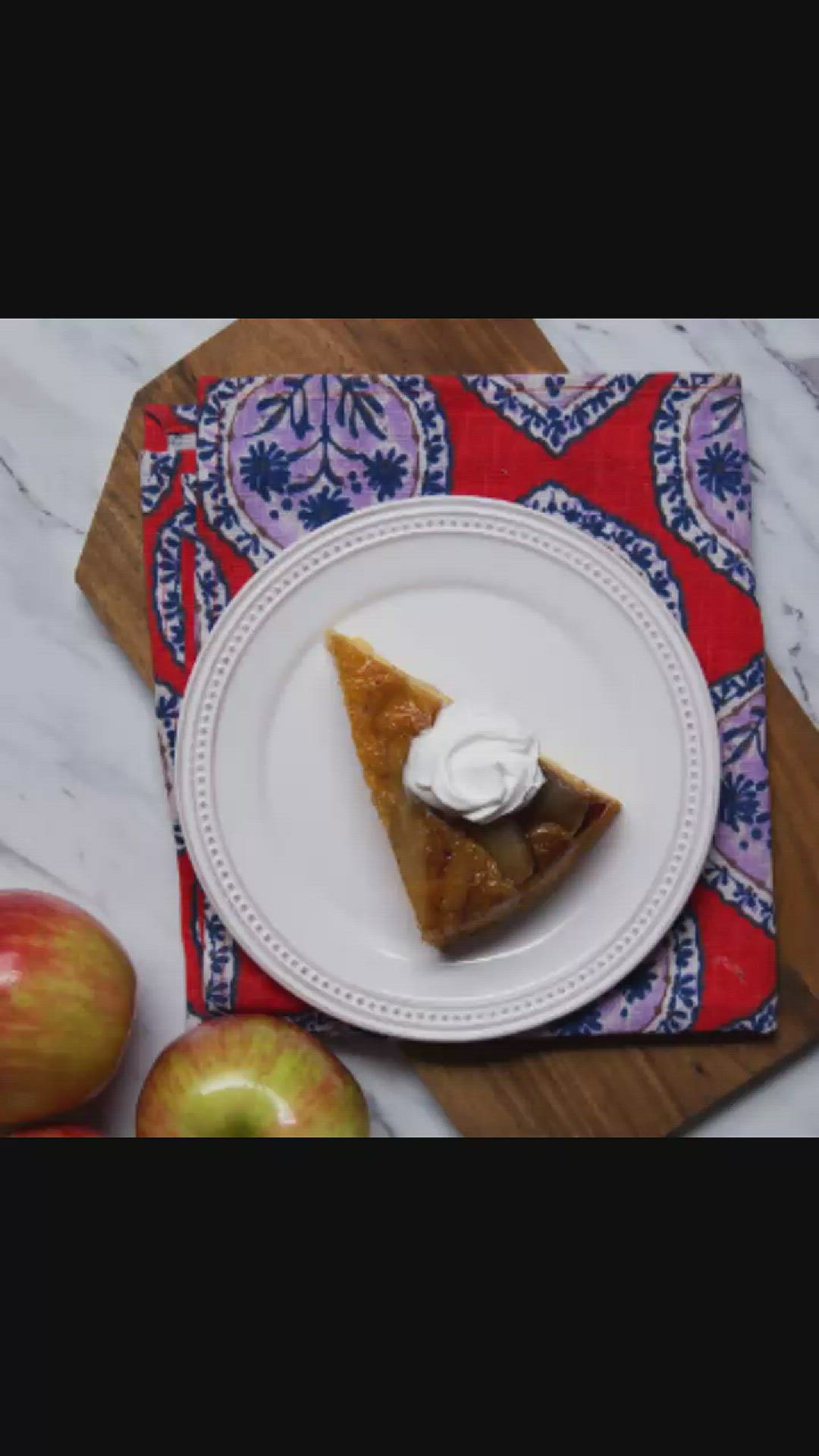 Caramel Apple Upside-Down Cake | Open Video