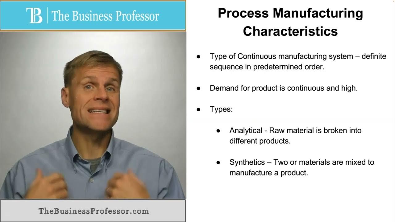 'Video thumbnail for Process Manufacturing Characteristics'