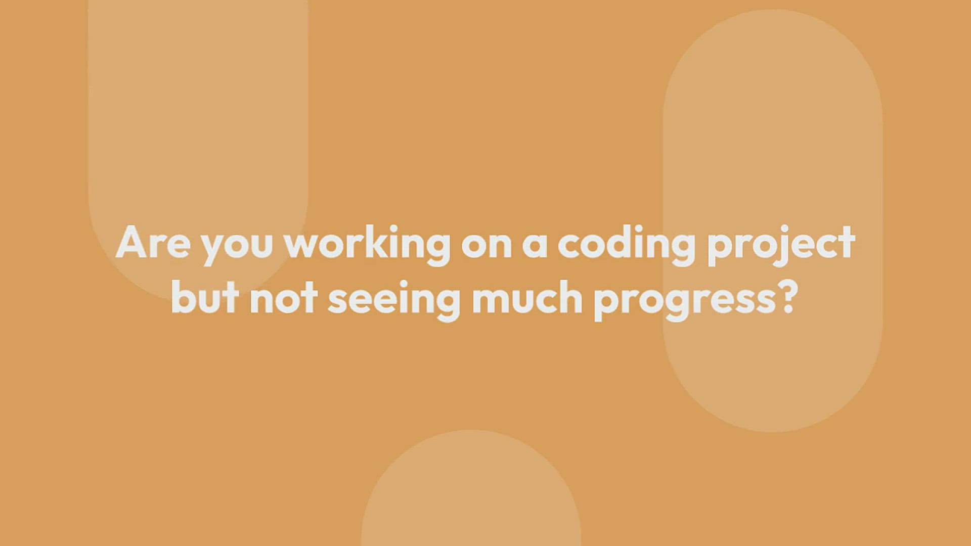 'Video thumbnail for How to Finish Your Coding Projects Faster?'