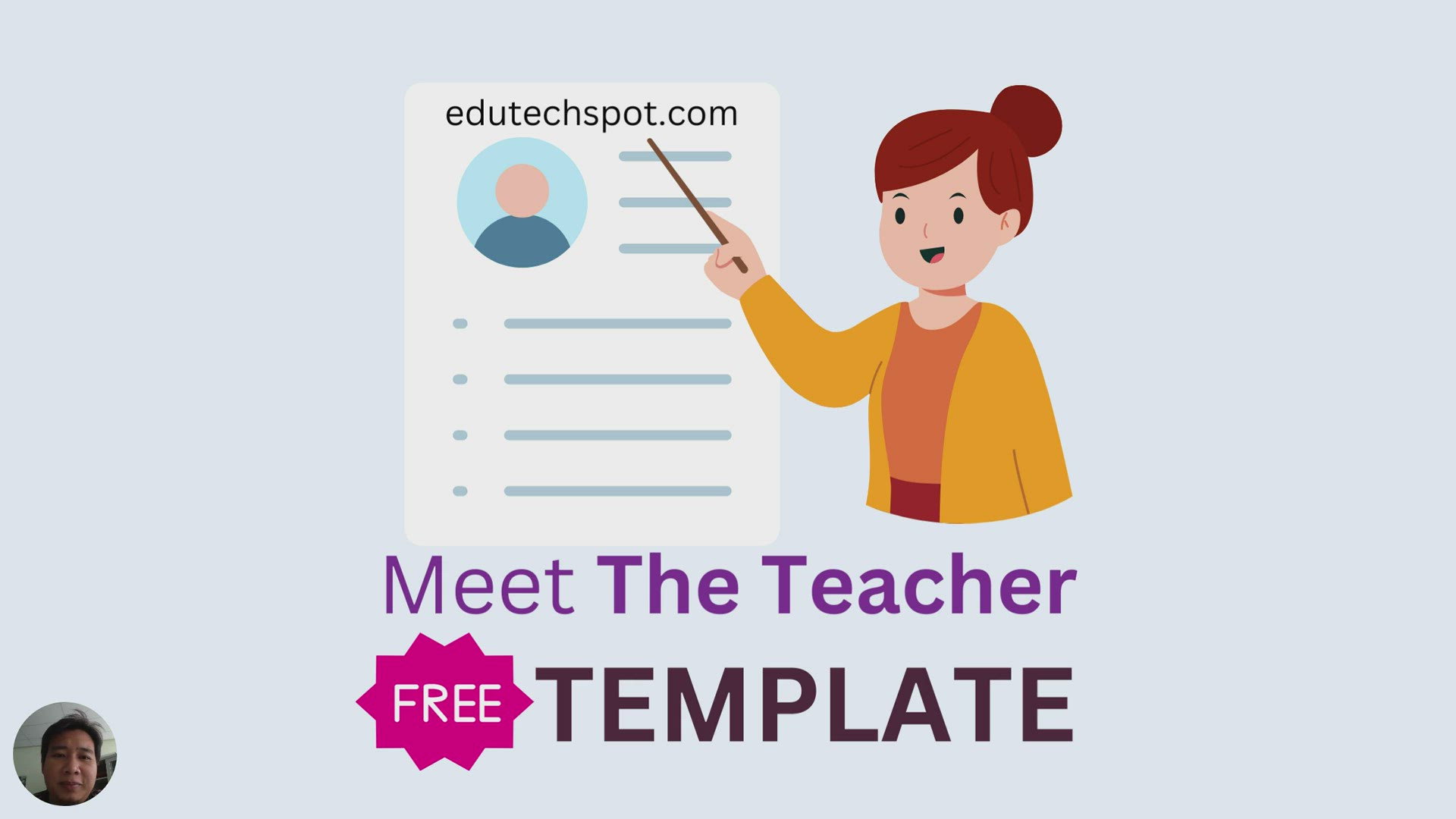 Video thumbnail for Meet The Teacher Templates