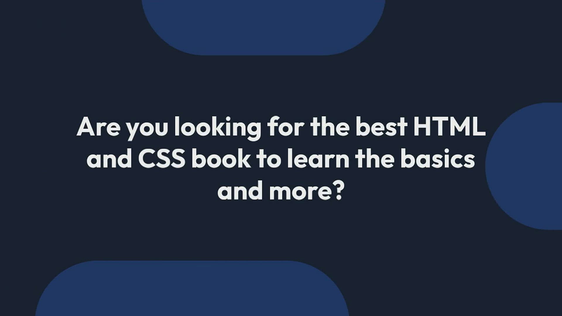 'Video thumbnail for HTML and CSS Design and Build Websites Review'
