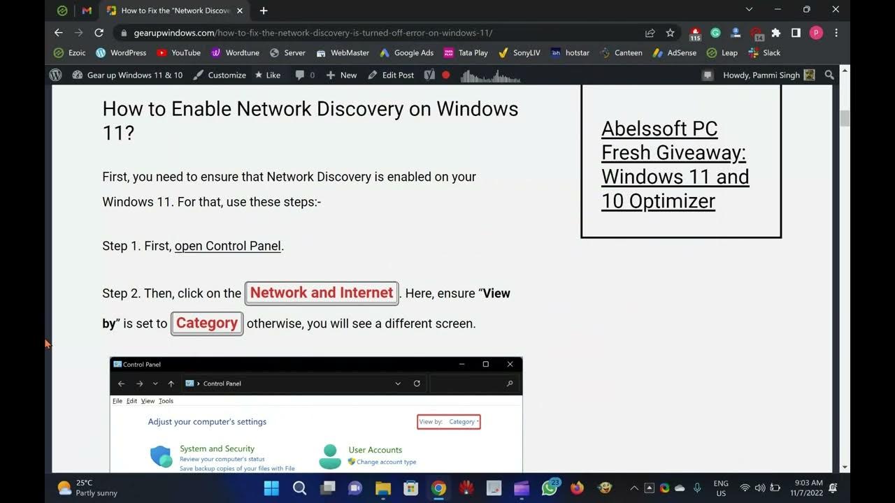 'Video thumbnail for How to Fix the “Network Discovery is Turned Off” Error on Windows 11?'