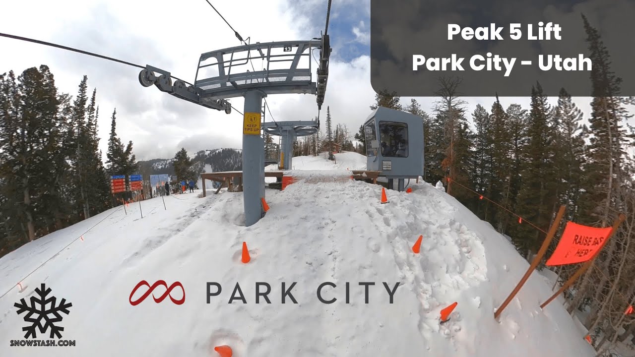 Video thumbnail for Peak 5 Lift 4K | Park City Mountain Resort | Utah #parkcity #skiutah #parkcityutah