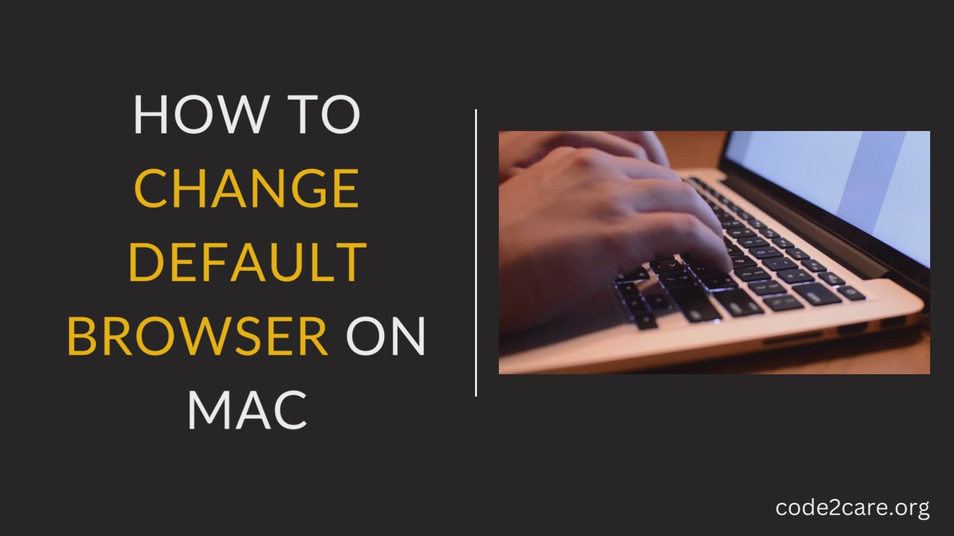 'Video thumbnail for How to change Default Browser on Mac'