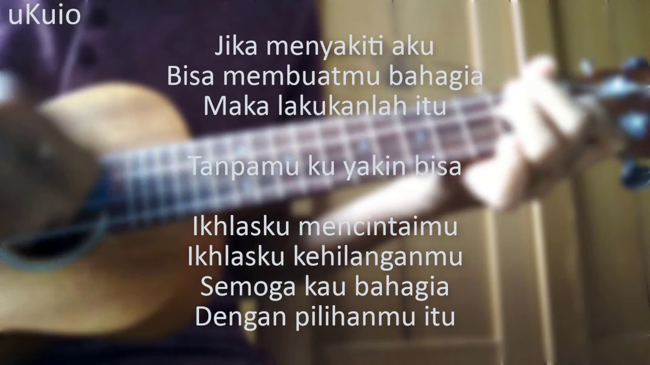 Video thumbnail for Cinta Dalam Doa - Souqy Versi Karaoke Ukulele Untuk Cover