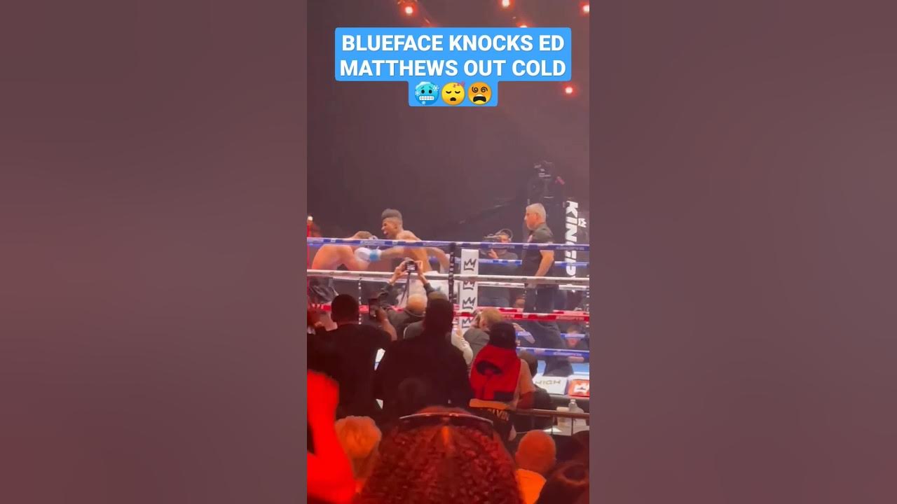 Video thumbnail for Blueface sent Ed Matthews to the astral realm with those punches😴🤣🤣TKO victory🥶🥶 #blueface