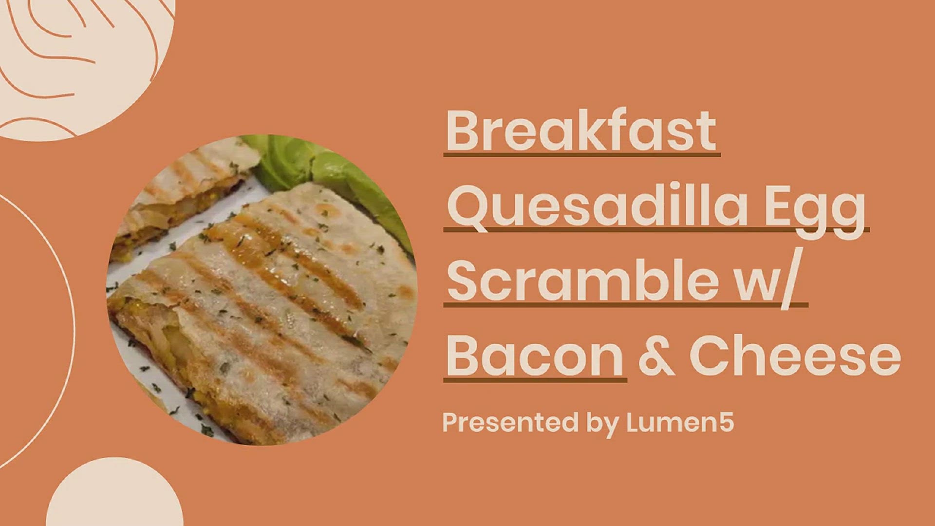 Video thumbnail for Gluten Free Breakfast Quesadilla