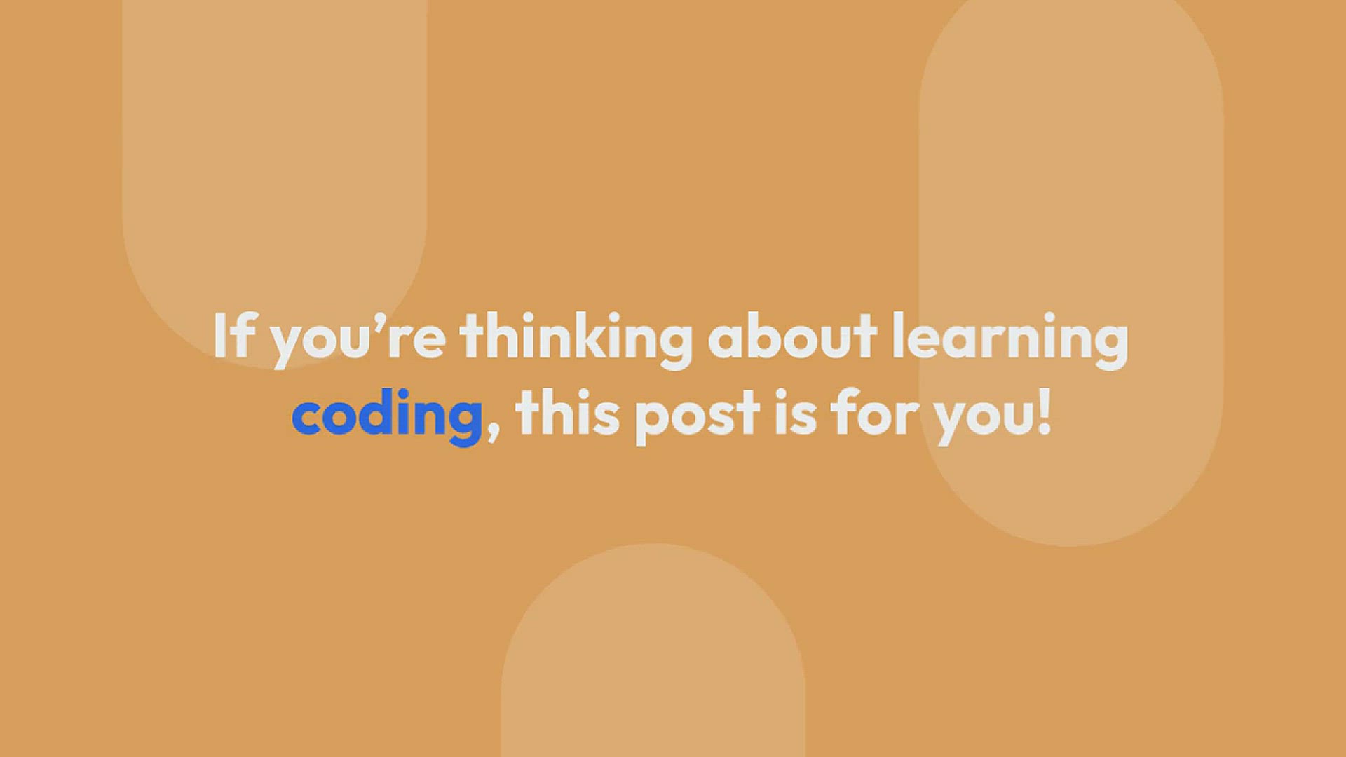 'Video thumbnail for Why I Started to Teach Myself to Code'