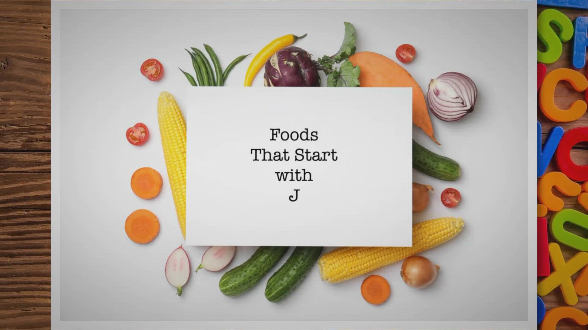 Video thumbnail for Foods That Start with J