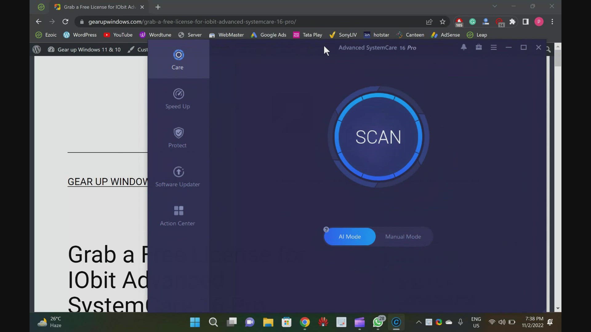 'Video thumbnail for Giveaway IObit Advanced SystemCare 16 Pro'