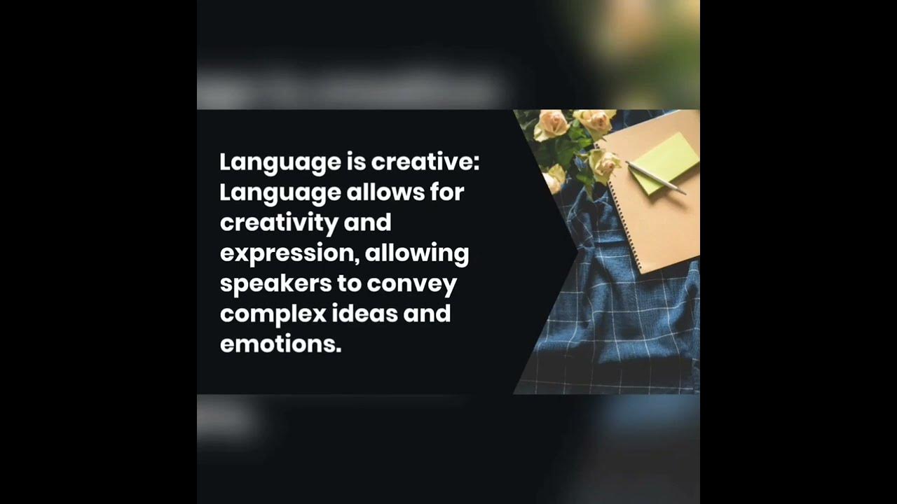 'Video thumbnail for Characteristics of Language || #language #languagecharacterics #languagevidio'