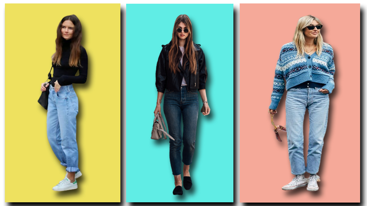 'Video thumbnail for How To Wear Mom Jeans in Winter?'