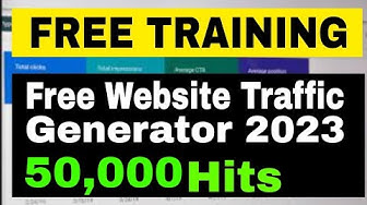 Video thumbnail for Unlimited Free Website Traffic Generator 2023 |50000 visitors|  Adsense Approval